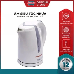 Ấm siêu tốc nhựa Sunhouse SHD1300