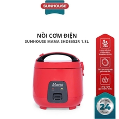 Nồi cơm điện 1.8L Sunhouse Mama SHD8652R