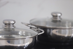 Nồi lẩu inox Fivestar 3 đáy đun từ size 24 - inox 430