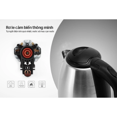 Ấm siêu tốc Inox 1.8L Sunhouse SHD1182GT