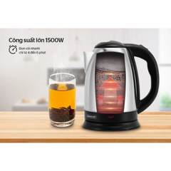 Ấm siêu tốc Inox 1.8L Sunhouse SHD1182GT