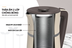 Ấm siêu tốc Inox 2 lớp 1.7L Sunhouse SHD1360