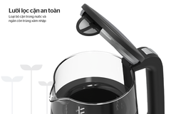 Ấm siêu tốc thủy tinh 1.7L Sunhouse Mama SHD1333