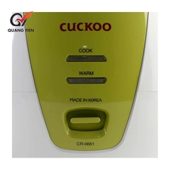 Copy of NỒI CƠM ĐIỆN CUCKOO CR-0661 DUNG TÍCH 1.08 LÍT (MÀU XANH)