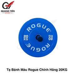 Tạ bánh cao su ROGUE cao cấp lỗ 50 nhập khẩu 20kg (màu xanh biển)