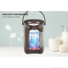 Bình thủy điện 3.5L Sunhouse SHD1535C cafe