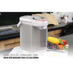 Bình thủy điện 3.5L Sunhouse SHD1535C cafe