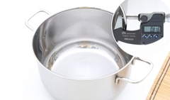 Bộ 5 nồi chảo 3 đáy nắp kiếng FiveStar 8pcs