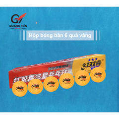 Bóng bàn DHS 3 sao - Hộp 6 quả
