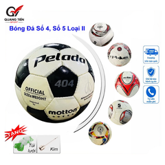 Bóng Đá PALEDAS 2.21 Size4 - size 5 (tặng kim bơm và túi lưới đựng bị bóng)- xả hàng - bóng ố