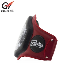 Đích Bụng Fairtex Microfiber Belly Pad cao cấp chính hãng (Đỏ đen)