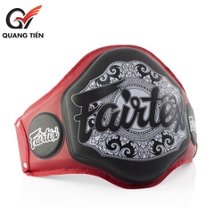 Đích Bụng Fairtex Microfiber Belly Pad cao cấp chính hãng (Đỏ đen)