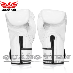 Găng tay boxing BGV Fairtex X MTGP Black Velcro trắng