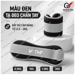 Tạ đeo chân, Dụng cụ hổ trợ đeo tay chân tập Yoga, Gym, Chạy Bộ, Tập thể dục tại nhà V-TAP (giá 1 chiếc)