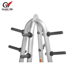 Hoist CF3444 Giá để tạ đĩa, thanh đòn thương hiệu Mỹ [Soded Olympic Plate Tree]