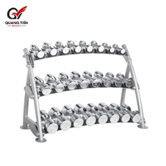 CF3462-3 Giá để tạ đơn 3 tầng thương hiệu Mỹ [Tier Horizontal Beauty Bell Rack]