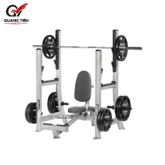 Hoist CF3860 Ghế tập vai với thanh đòn thương hiệu Mỹ [Military Press]