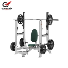 Hoist CF3860 Ghế tập vai với thanh đòn thương hiệu Mỹ [Military Press]