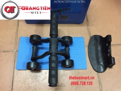 Con lăn tập cơ bụng AB 4 bánh kèm miếng chặn,đệm lót