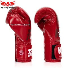 Găng tay boxing BGV Fairtex X KGP Red Velcro đỏ