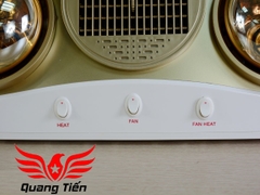Đèn sưởi nhà tắm Kohn Braun KU02PG 2 bóng - Chính Hãng