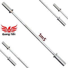 Đòn tạ phi 50 đầu kẹp 1,5m Việt Nam QT402 (Giá 1 chiếc)
