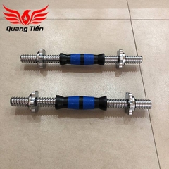 Đòn tạ tay 35 cm cao cấp bọc cao su nhập khẩu chính hãng Quang Tiến QT101