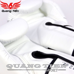 Găng tay boxing BGV Fairtex X MTGP Black Velcro trắng