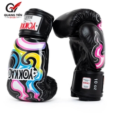 Găng Boxing YOKKAO FYGL-84-1 Flames – Black