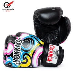 Găng Boxing YOKKAO FYGL-84-1 Flames – Black