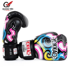 Găng Boxing YOKKAO FYGL-84-1 Flames – Black