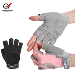 Găng tay tập gym Aolikes hở ngón cao cấp tập gym tập yoga AL - 119