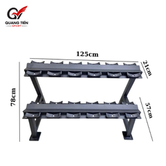 Giá đỡ tạ tay 2 tầng KingBox