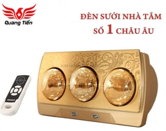 Đèn sưởi nhà tắm Heizen 3 bóng HE-3BR - Chính Hãng