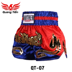 Quần Muay Thái Another Boxer Chính Hãng Muay Thai Short Chất Liệu Satin Cao Cấp | QT-007