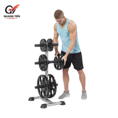 Hoist HF5444 Giá để tạ đĩa thương hiệu Mỹ [Olympic Weight Tree]