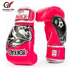 Găng Boxing YOKKAO Original – Pink Boxing Gloves Silver