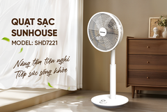 Quạt sạc Sunhouse SHD7221