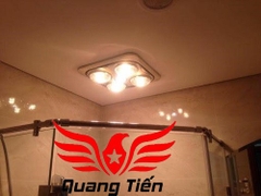 Đèn sưởi ấm kết hợp quạt thông gió âm trần Braun Kohn BU04GR (điều khiển từ xa)