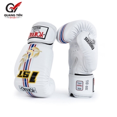 Găng Boxing YOKKAO FYGL-80-4 First At The Race – White