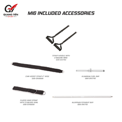 Giàn tập gym đa năng Hoist Mi6 Functional Trainer thương hiệu Mỹ