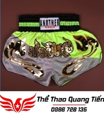 Quần Muay Thái Another Boxer Chính Hãng Muay Thai Short Chất Liệu Satin Cao Cấp | QT-005