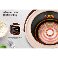 Nồi cơm điện 1L Sunhouse SHD8208C