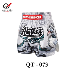 Quần Muay Thái Another Boxer Chính Hãng Muay Thai Short Chất Liệu Satin Cao Cấp | QT-073