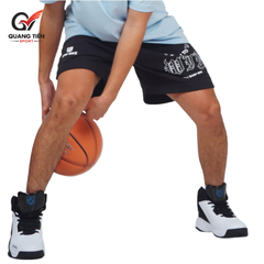 Quần Bóng Rổ Stepback Win Short In Black