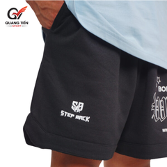 Quần Bóng Rổ Stepback Win Short In Black