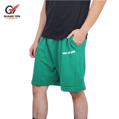 Quần Bóng Rổ Stepback Win Short In Green