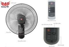 Quạt treo tường KDK M40M (BK)