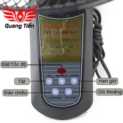 Quạt treo tường điện cơ thống nhất vinawind QTT-400-XHĐ