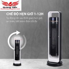 Máy Sưởi Gốm Saiko CH-2200R (2200W) cao cấp chính hãng
